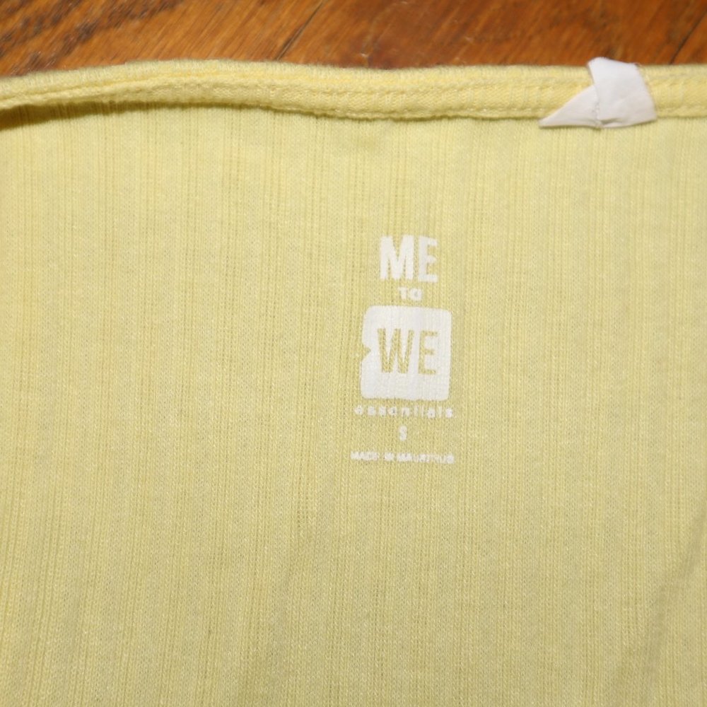 Yellow Cropped Tank Top - Picture 3 of 3